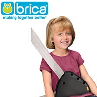 Girl Wearing Brica Seatbelt Adjuster