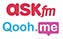 ask.fm and Qooh.me logos