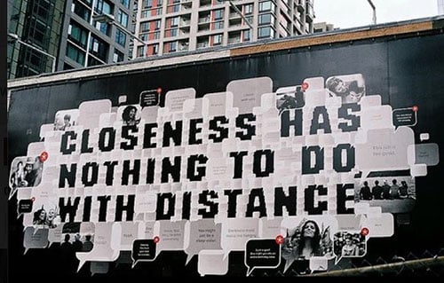 Closeness had nothing to do with distance