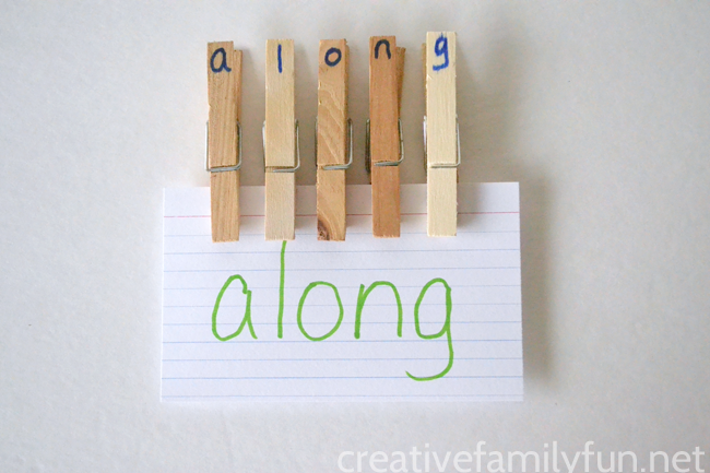 letter pegs